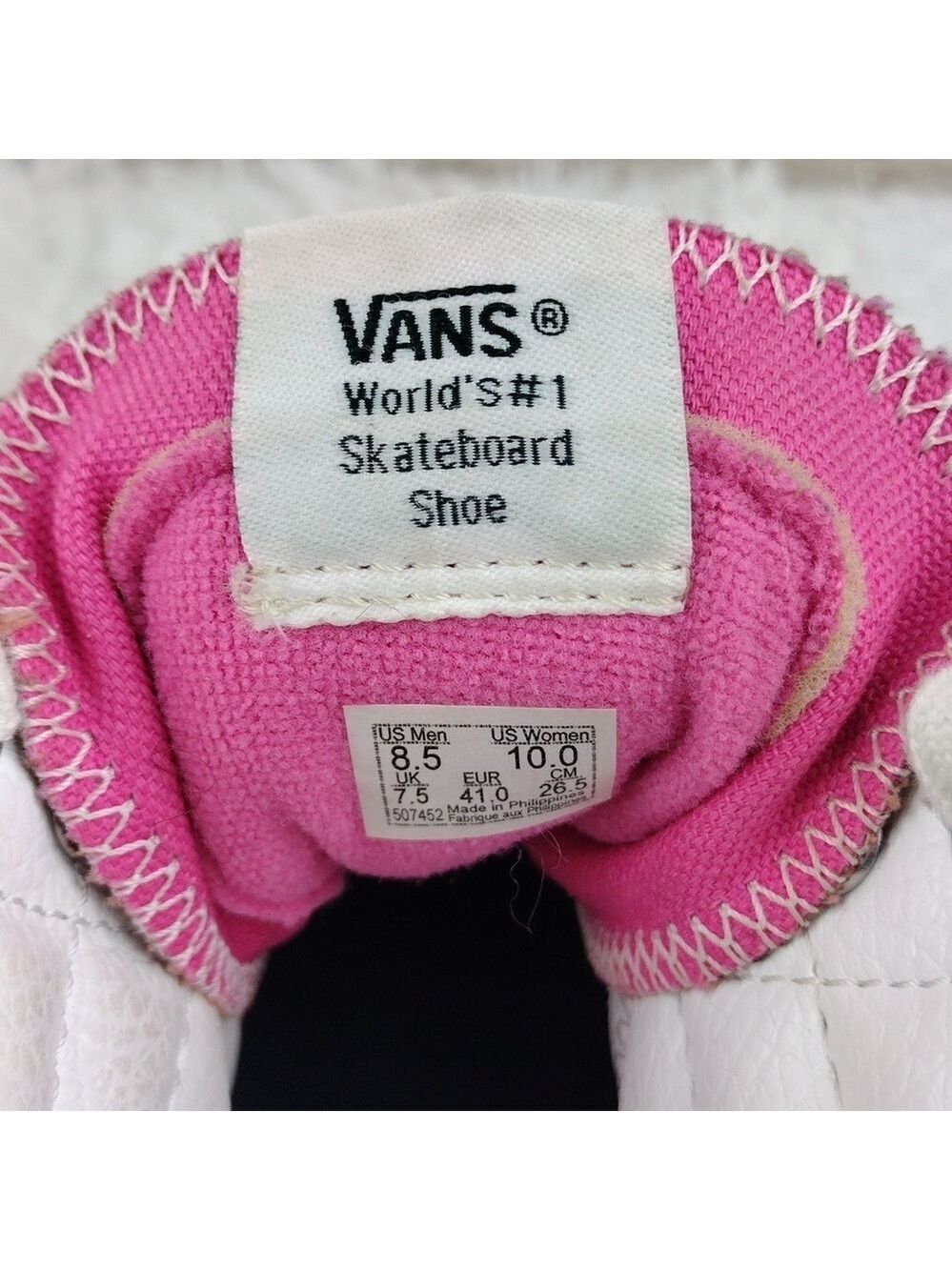 Vans Off The Wall Sk8 Unisex Multi Color Block Canvas Lace Up Hightop Sneaker - Picture 10 of 16